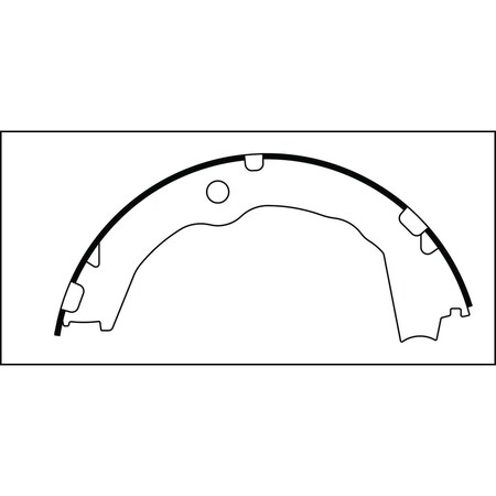 Centric Parts Centric 111.09770 Centric Premium Brake Shoes 111.09770